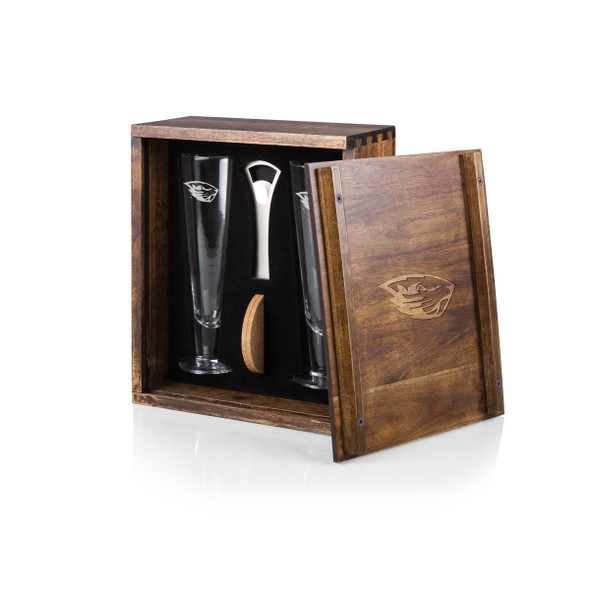 Oregon State Beavers Pilsner Beer Glass Gift Set | Picnic Time | 602-06-512-483-0
