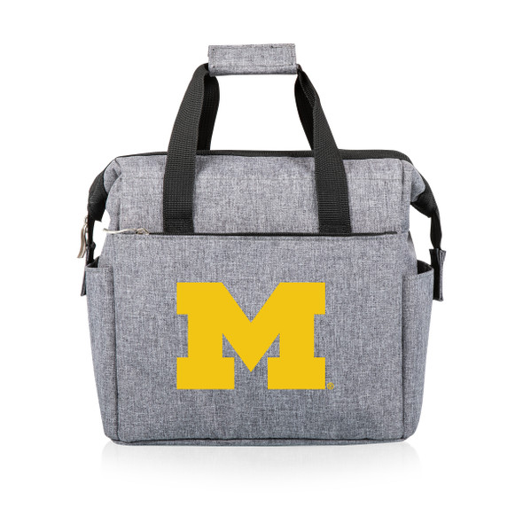 Michigan Wolverines On The Go Lunch Bag Cooler | Picnic Time | 510-00-105-344-0
