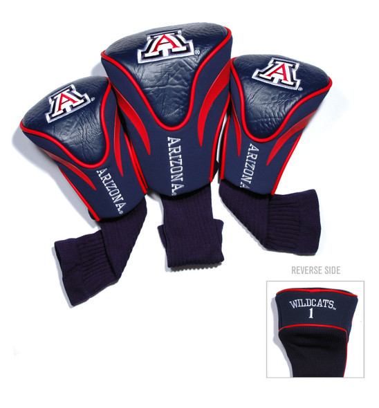 Arizona Wildcats 3 Pack Embroidered Contour Golf Headcovers | Team Golf |20294