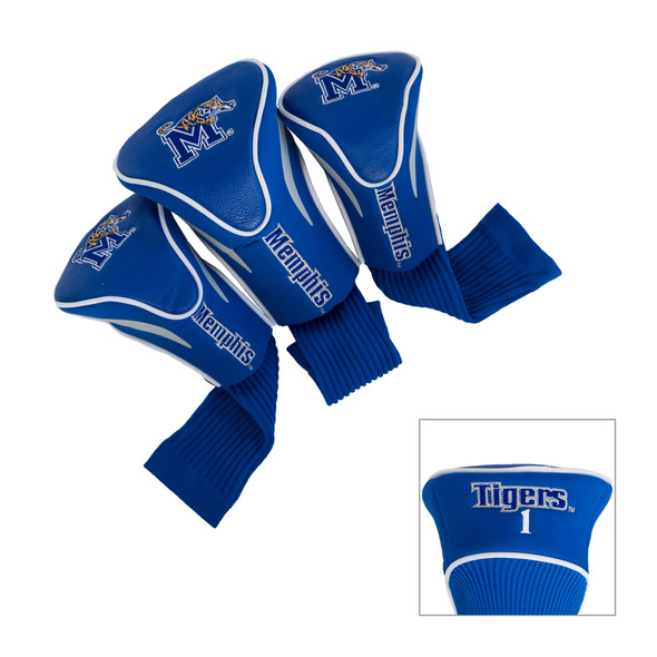 Iowa State Cyclones 3 Pack Embroidered Contour Golf Headcovers | Team Golf |21694