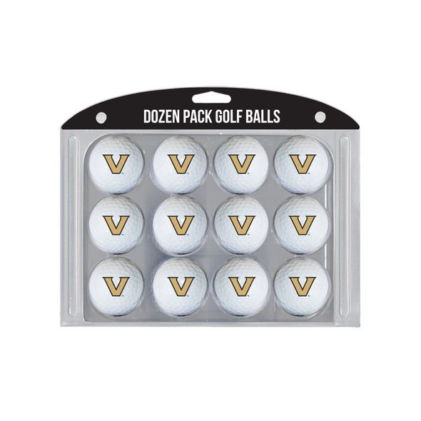 Vanderbilt Commodores Dozen Pack Golf Balls| Team Golf |46603