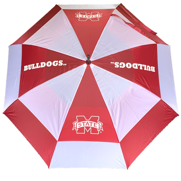 Mississippi State Bulldogs 62" Double Canopy Wind Proof Golf Umbrella| Team Golf |24869