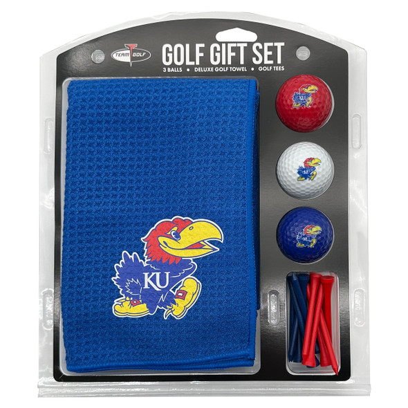 Kansas Jayhawks 16" X 40" Microfiber Towel Golf Gift Set| Team Golf |21724