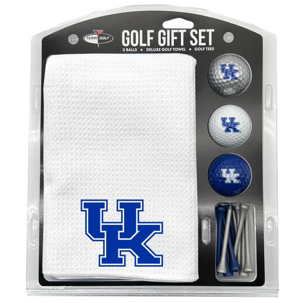 Kentucky Wildcats 16" X 40" Microfiber Towel Golf Gift Set - White| Team Golf |21925