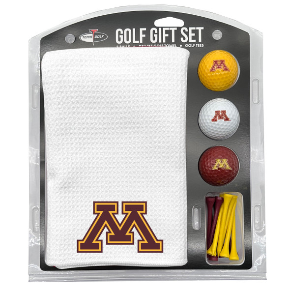 Minnesota Golden Gophers 16" X 40" Microfiber Towel Golf Gift Set - White| Team Golf |24325