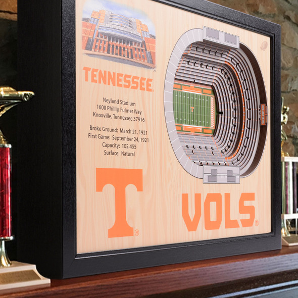 Tennessee Volunteers 25-Layer StadiumView Wall Art |Stadium Views | 9022473