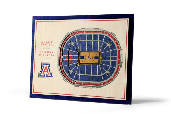 Arizona Wildcats 5-Layer StadiumView 3D Wall Art | Stadium Views | 9026464
