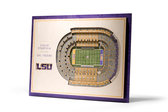 LSU Tigers 5-Layer StadiumView 3D Wall Art | Stadium Views | 5028427 LSU Tigers 5-Layer StadiumView 3D Wall Art | Stadium Views | 5028427
