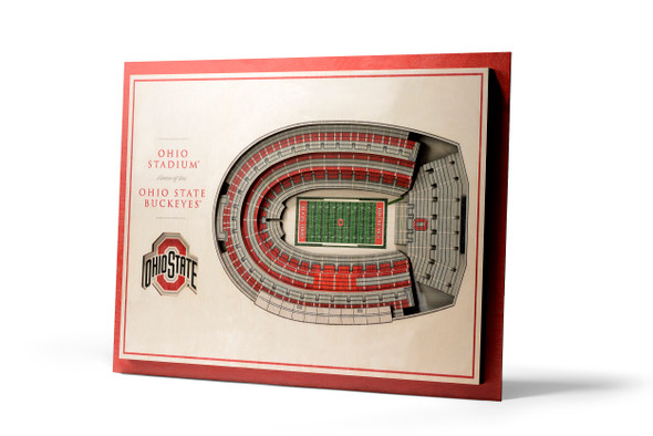 Ohio State Buckeyes 5-Layer StadiumView 3D Wall Art | Stadium Views | 5028526