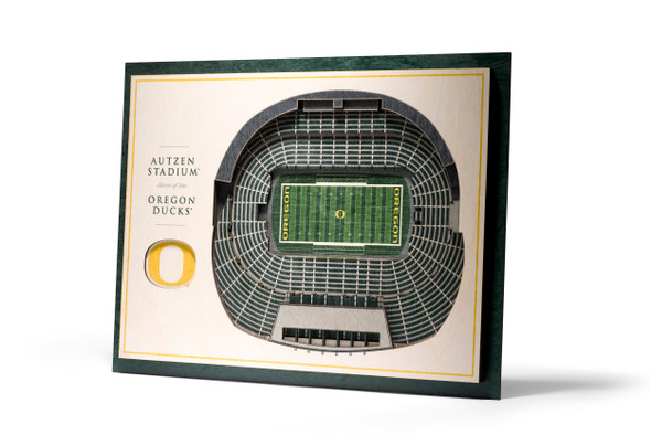 Oregon Ducks 5-Layer StadiumView 3D Wall Art | Stadium Views | 5028557