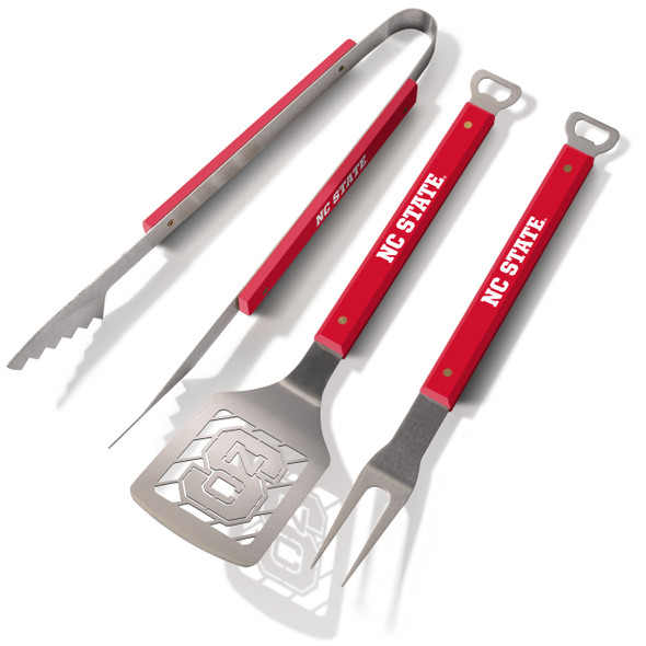 NC State Wolfpack Spirit Series 3-Piece BBQ Set | Stadium Views | 5020865 NC State Wolfpack Spirit Series 3-Piece BBQ Set | Stadium Views | 5020865