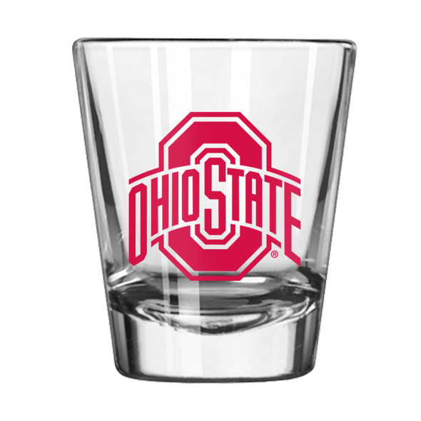 Ohio State Buckeyes 2oz Gameday Shot Glass Set of 2| Logo Brands |LGC191-G2S-1