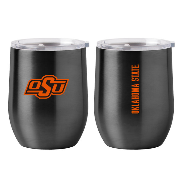 Oklahoma State Cowboys 16oz Gameday Stainless Curved Beverage Tumbler| Logo Brands |LGC193-S16CB-1