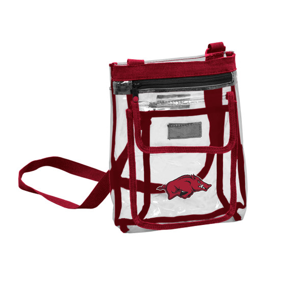 Arkansas Razorbacks Gameday Clear Crossbody| Logo Brands |LGC108-66P
