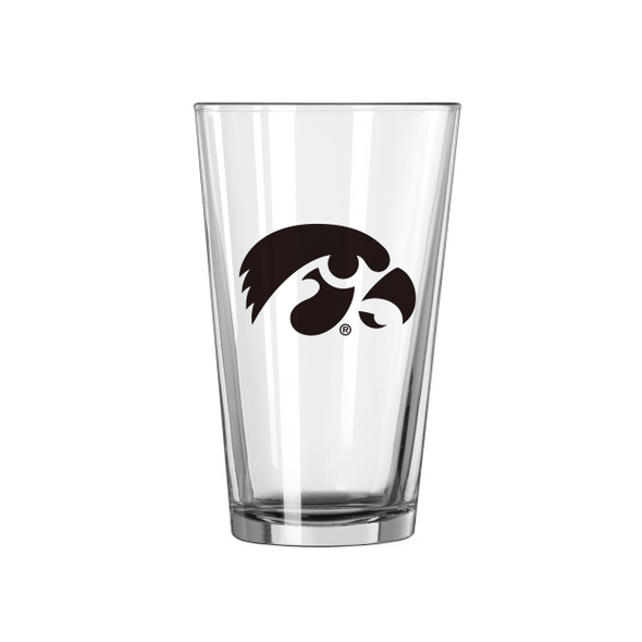 Iowa Hawkeyes 16oz Gameday Pint Glass - Set of 2| Logo Brands |LGC155-G16P-1