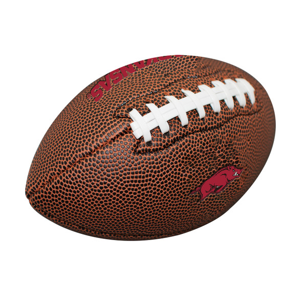 Arkansas Razorbacks Mini Size Composite Football| Logo Brands |LGC108-93MC-1
