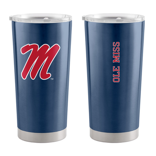 Mississippi Rebels 20oz Gameday Stainless Steel Tumbler| Logo Brands |LGC176-S20T-1