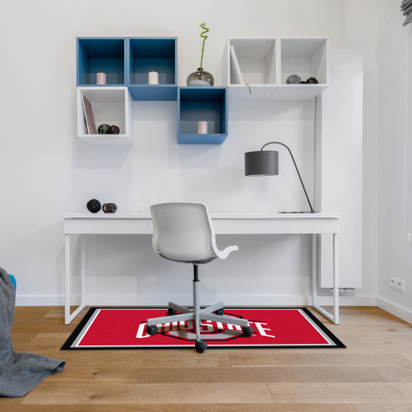 Ohio State Buckeyes 3x4 Area Rug| Imperial |IMP569-3015