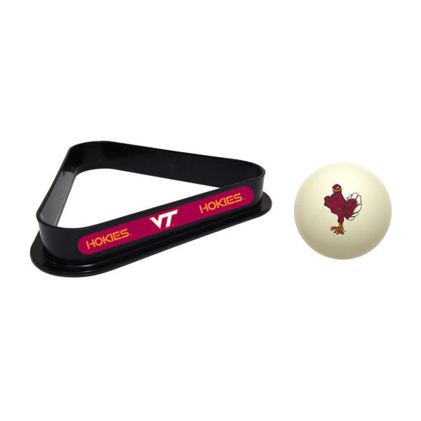 Virginia Tech Hokies Cue Ball & Ball Rack| Imperial |IMP773-3050