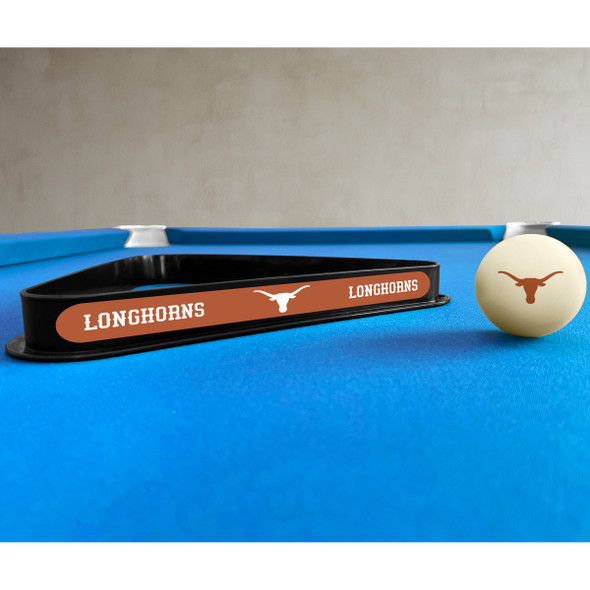 Texas Longhorns Cue Ball & Ball Rack| Imperial |IMP773-3060