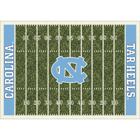 North Carolina Tar Heels Football Field Rug