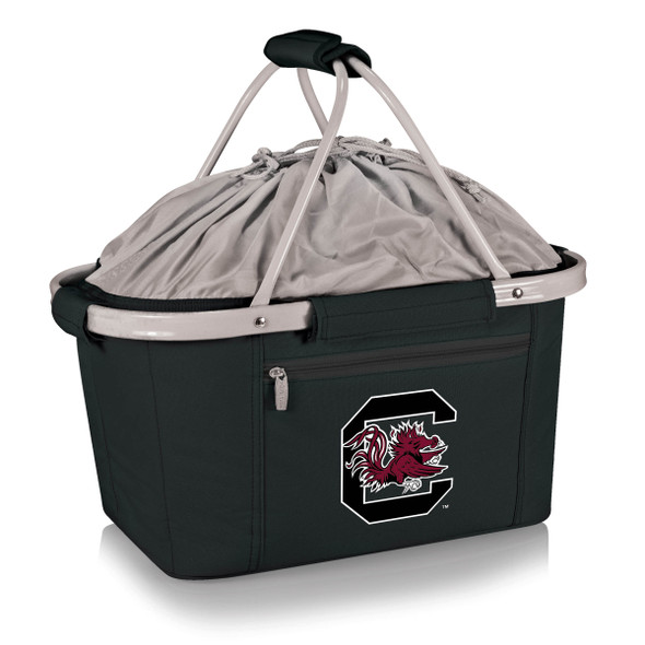 South Carolina Gamecocks Metro Basket Collapsible Cooler Tote | Picnic Time | 645-00-175-524-0