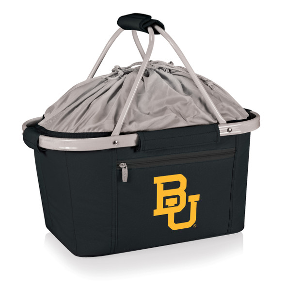 Baylor Bears Metro Basket Collapsible Cooler Tote | Picnic Time | 645-00-175-924-0 Baylor Bears Metro Basket Collapsible Cooler Tote | Picnic Time | 645-00-175-924-0
