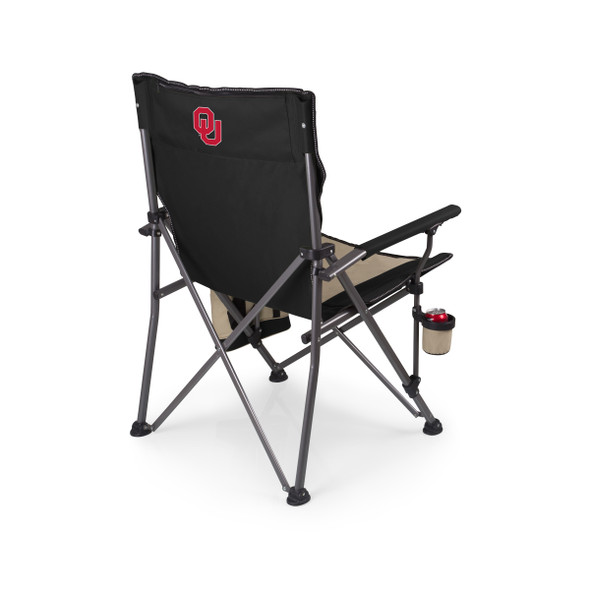 Oklahoma Sooners Big Bear XXL Camping Chair with Cooler | Picnic Time | 808-00-175-454-0