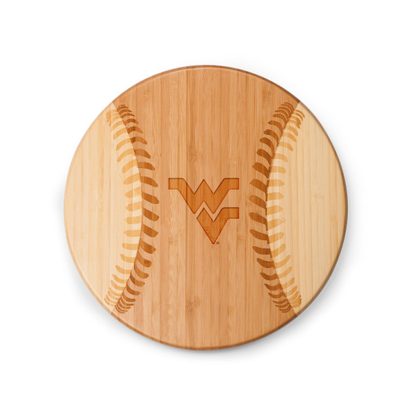 West Virginia Mountaineers Home Run! Baseball Cutting Board & Serving Tray | Picnic Time | 894-00-505-833-0 West Virginia Mountaineers Home Run! Baseball Cutting Board & Serving Tray | Picnic Time | 894-00-505-833-0