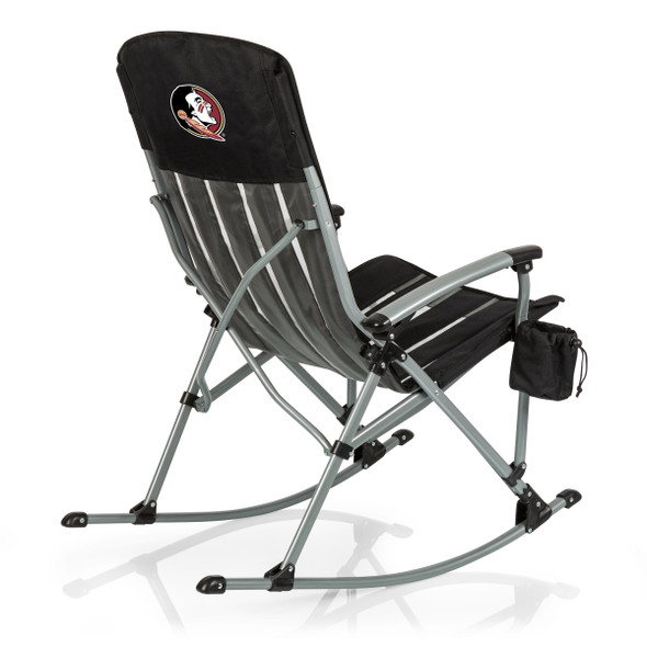 FSU Seminoles Outdoor Rocking Camp Chair | Picnic Time | 805-01-175-174-0