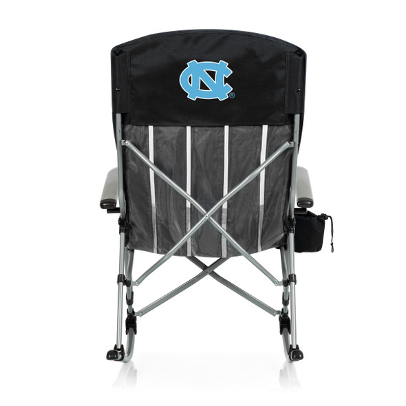 North Carolina Tar Heels Outdoor Rocking Camp Chair | Picnic Time | 805-01-175-414-0