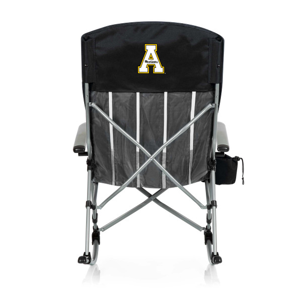 Appalachian State Mountaineers Outdoor Rocking Camp Chair | Picnic Time | 805-01-175-794-0