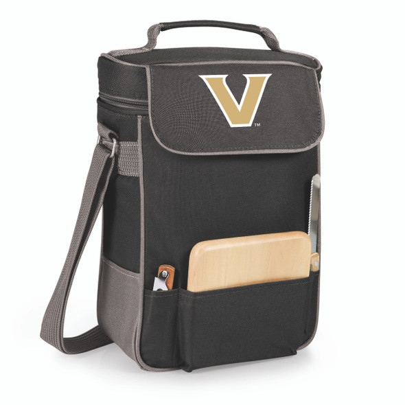 Vanderbilt Commodores Duet Wine & Cheese Tote | Picnic Time | 623-04-175-584-0