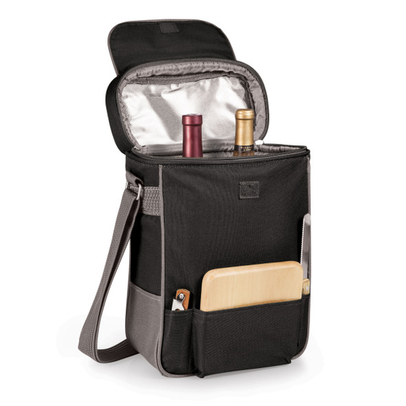 TCU Horned Frogs Duet Wine & Cheese Tote | Picnic Time | 623-04-175-844-0