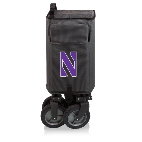 Northwestern Wildcats Adventure Wagon Portable Utility Wagon | Picnic Time | 739-00-679-434-0