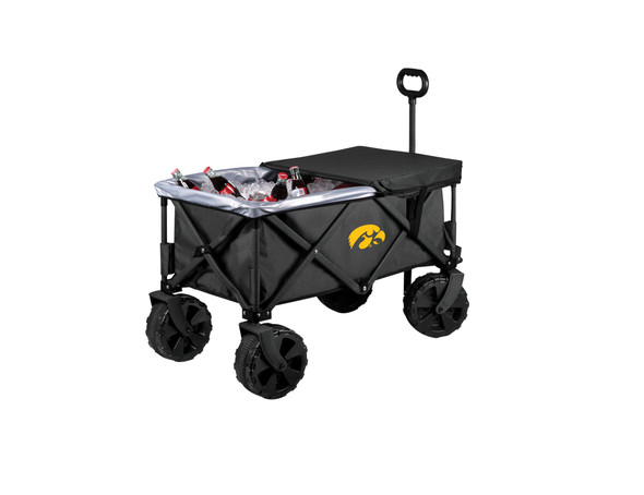 Iowa Hawkeyes Adventure Wagon Elite All-Terrain Portable Utility Wagon | Picnic Time | 741-85-679-224-0