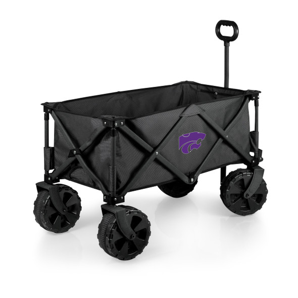 Kansas State Wildcats Adventure Wagon Elite All-Terrain Portable Utility Wagon | Picnic Time | 741-85-679-254-0