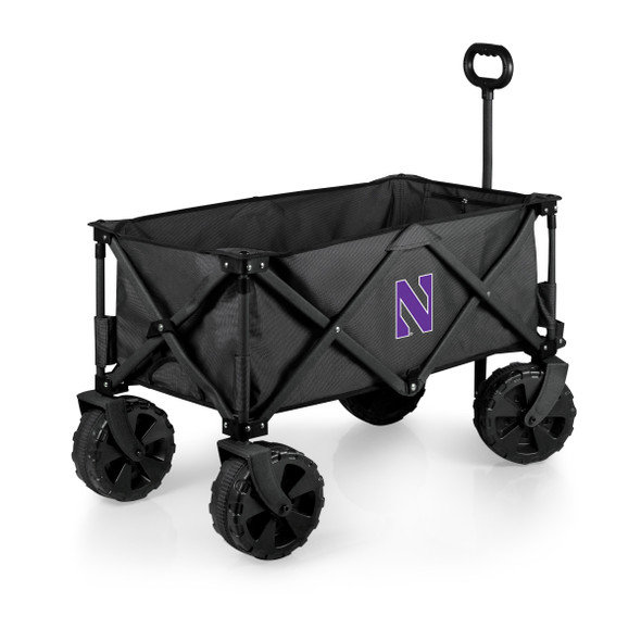 Northwestern Wildcats Adventure Wagon Elite All-Terrain Portable Utility Wagon | Picnic Time | 741-85-679-434-0 Northwestern Wildcats Adventure Wagon Elite All-Terrain Portable Utility Wagon | Picnic Time | 741-85-679-434-0