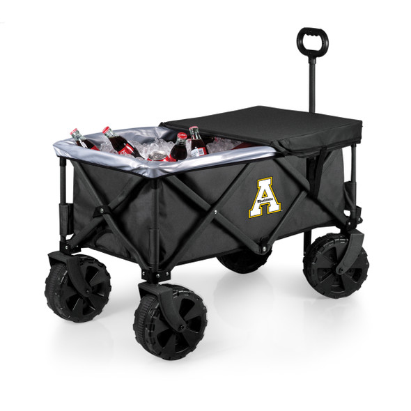 Appalachian State Mountaineers Adventure Wagon Elite All-Terrain Portable Utility Wagon | Picnic Time | 741-85-679-794-0 Appalachian State Mountaineers Adventure Wagon Elite All-Terrain Portable Utility Wagon | Picnic Time | 741-85-679-794-0