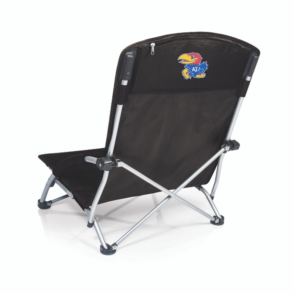 Kansas Jayhawks Tranquility Beach Chair with Carry Bag | Picnic Time | 792-00-175-244-0