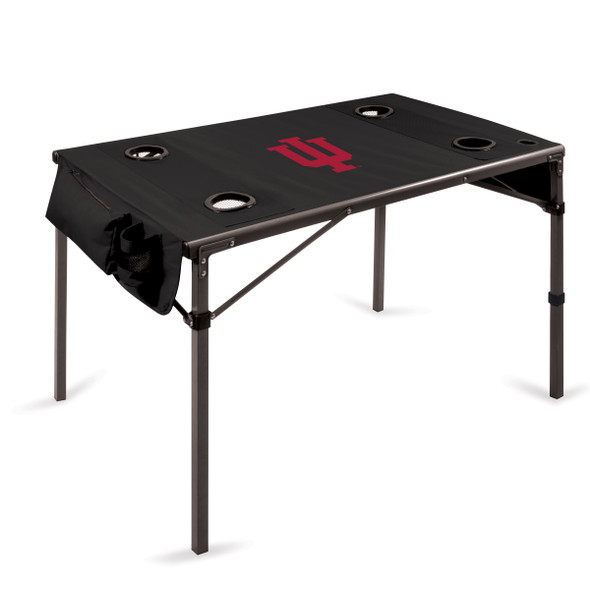 Indiana Hoosiers Travel Table Portable Folding Table | Picnic Time | 799-00-179-674-0 Indiana Hoosiers Travel Table Portable Folding Table | Picnic Time | 799-00-179-674-0