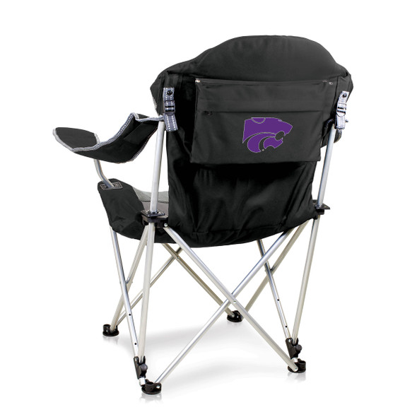 Kansas State Wildcats Reclining Camp Chair | Picnic Time | 803-00-175-254-0 Kansas State Wildcats Reclining Camp Chair | Picnic Time | 803-00-175-254-0