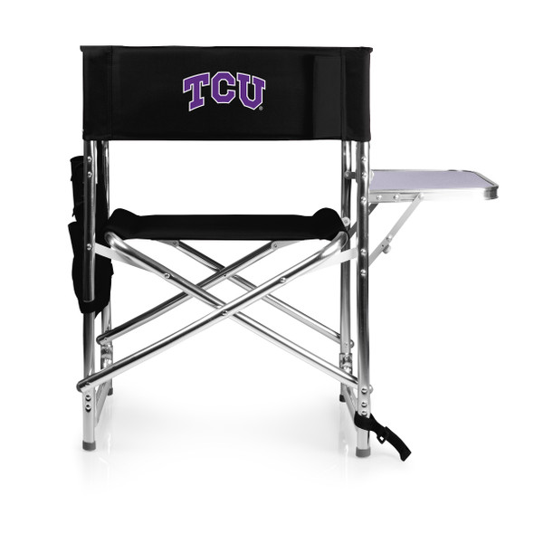 TCU Horned Frogs Sports Chair | Picnic Time | 809-00-179-844-0 TCU Horned Frogs Sports Chair | Picnic Time | 809-00-179-844-0