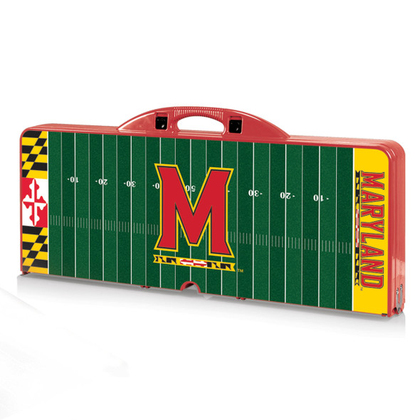 Maryland Terrapins Picnic Table Portable Folding Table with Seats | Picnic Time | 811-00-100-315-0 Maryland Terrapins Picnic Table Portable Folding Table with Seats | Picnic Time | 811-00-100-315-0