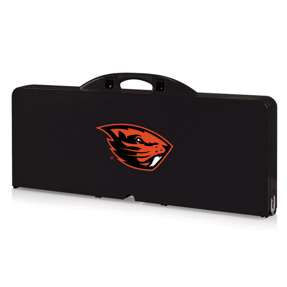Oregon State Beavers Picnic Table Portable Folding Table with Seats | Picnic Time | 811-00-175-484-0