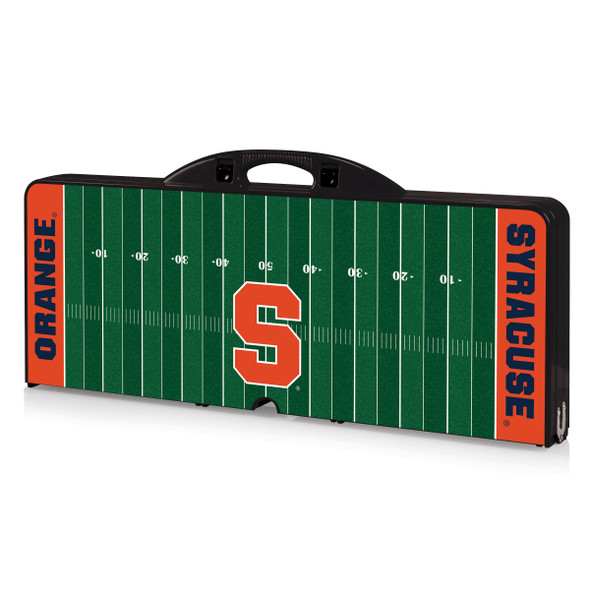 Syracuse Orange Picnic Table Portable Folding Table with Seats | Picnic Time | 811-00-175-545-0 Syracuse Orange Picnic Table Portable Folding Table with Seats | Picnic Time | 811-00-175-545-0