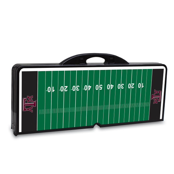 Texas A&M Aggies Picnic Table Portable Folding Table with Seats | Picnic Time | 811-00-175-565-0 Texas A&M Aggies Picnic Table Portable Folding Table with Seats | Picnic Time | 811-00-175-565-0