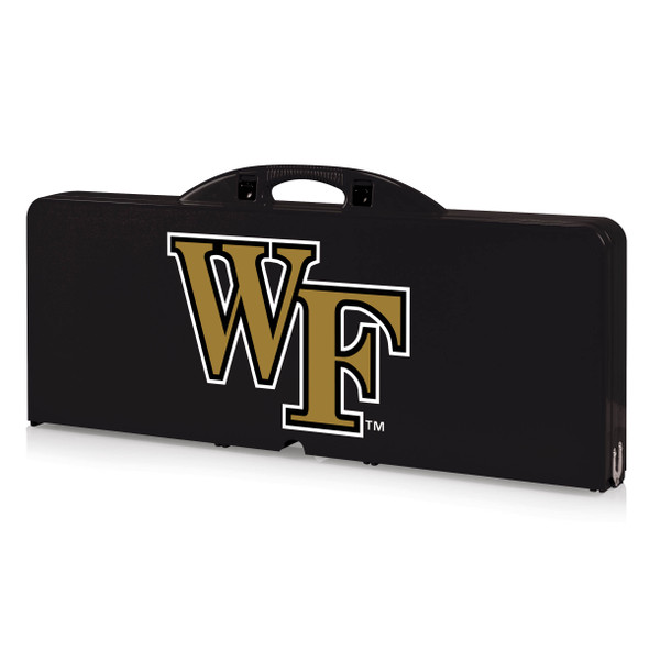 Wake Forest Demon Deacons Picnic Table Portable Folding Table with Seats | Picnic Time | 811-00-175-614-0 Wake Forest Demon Deacons Picnic Table Portable Folding Table with Seats | Picnic Time | 811-00-175-614-0