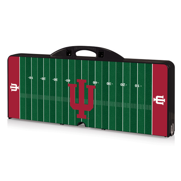 Indiana Hoosiers Picnic Table Portable Folding Table with Seats | Picnic Time | 811-00-175-675-0
