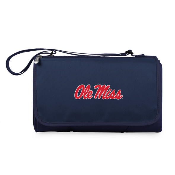 Mississippi Rebels Blanket Tote Outdoor Picnic Blanket | Picnic Time | 820-00-138-374-0